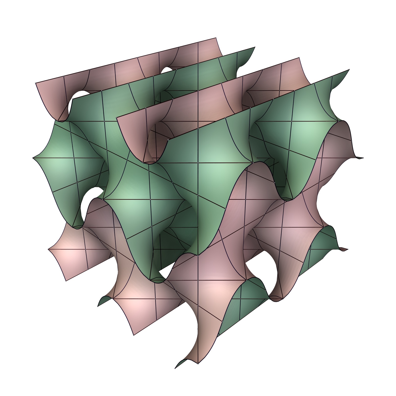 oD: Orthorhombic Deformation of D-surface – Minimal Surfaces